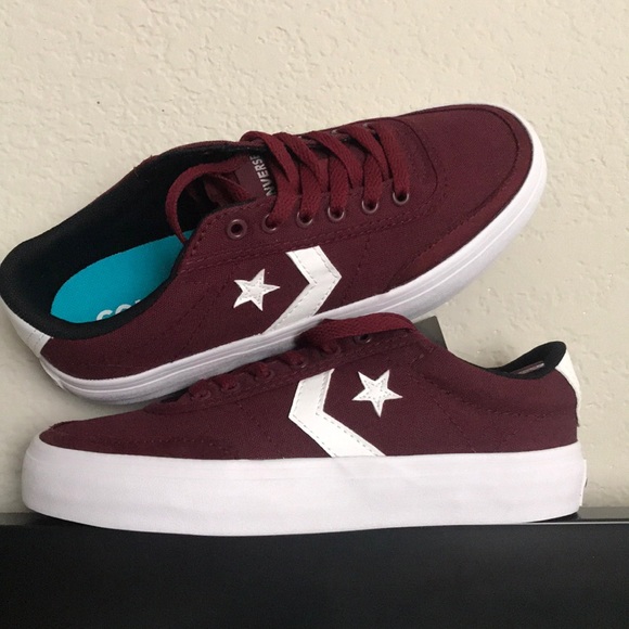 converse courtlandt ox dark burgundy